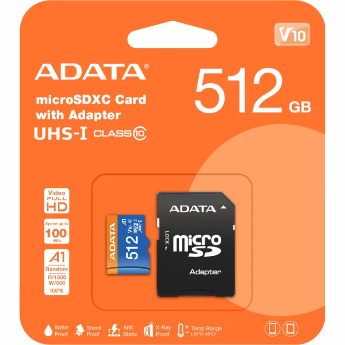 Adata Premier microSDXC/SDHC UHS-I Class10 512GB