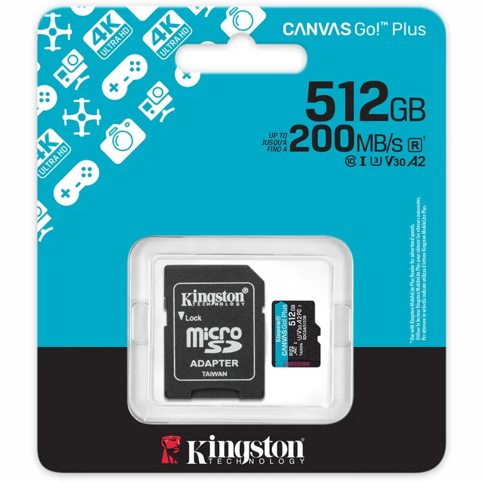 Kingston Canvas Go 512GB microSDXC