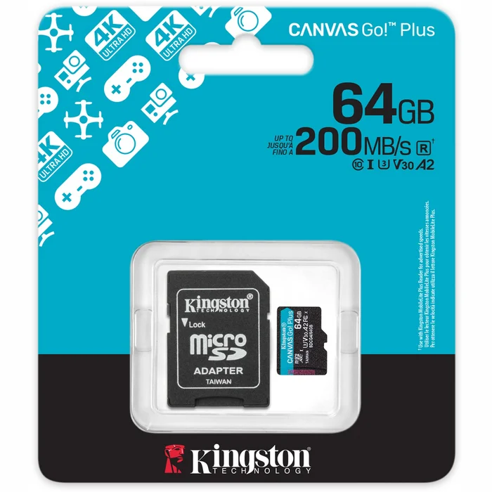 Kingston Canvas Go 64GB microSDXC
