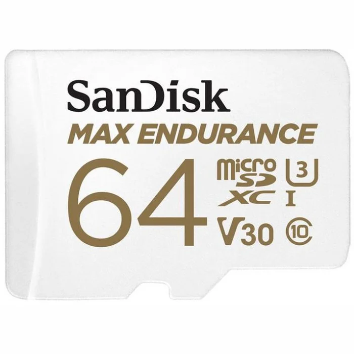 SanDisk Max Endurance microSD + SD Adapter 64GB