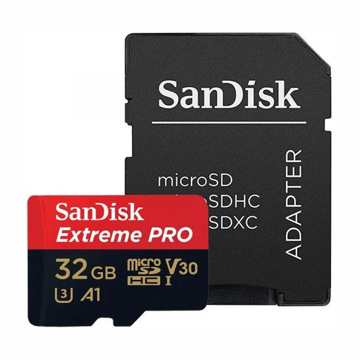 SanDisk Extreme PRO microSDHC + SD Adapter 32GB