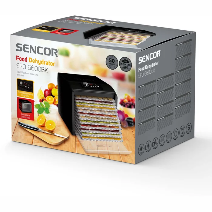 Augļu žāvētājs Sencor SFD 6600BK