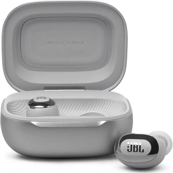 Austiņas JBL Live Buds 3 Silver