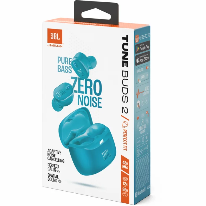 Austiņas JBL Tune Buds 2 Teal