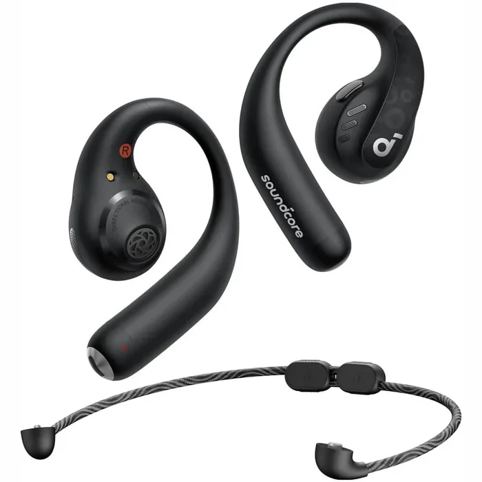 Austiņas Soundcore AeroFit Pro Black