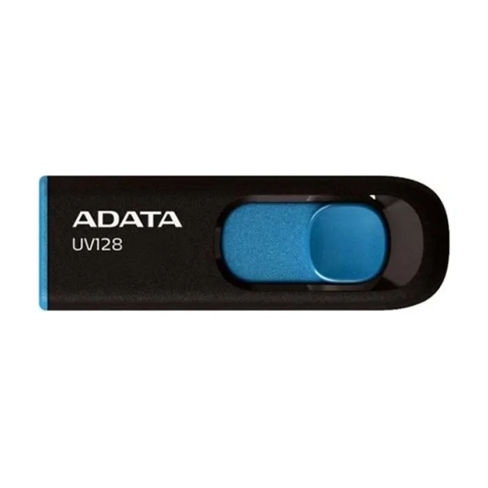 USB zibatmiņa Adata Dashdrive UV128 64GB Black/Blue USB3.0