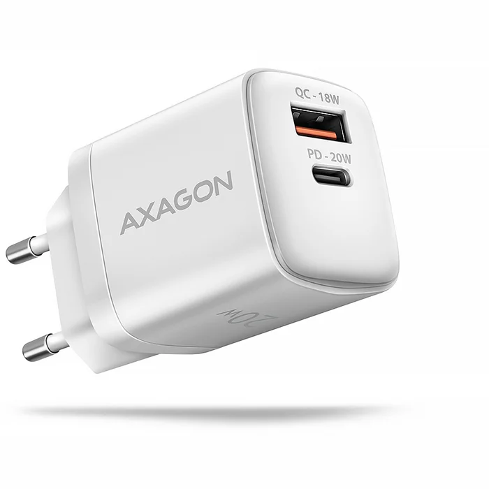 Axagon Dual Outputs Wall Charger ACU-PQ20W