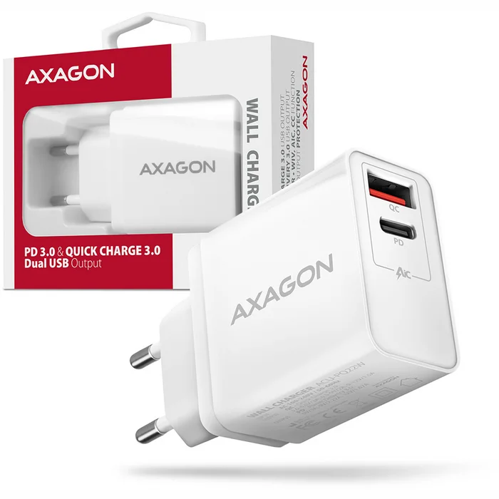 Axagon Wall Charger ACU-PQ22W