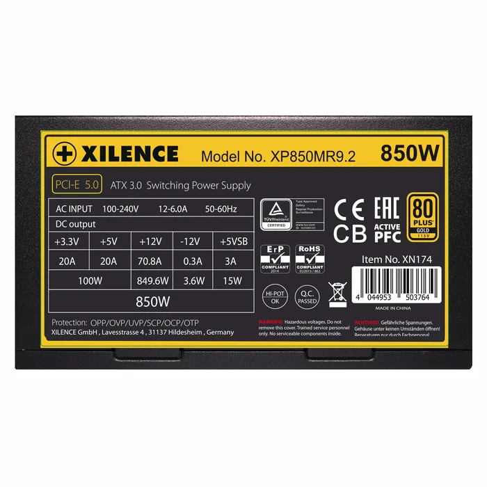 Barošanas bloks (PSU) Xilence XN174 850W