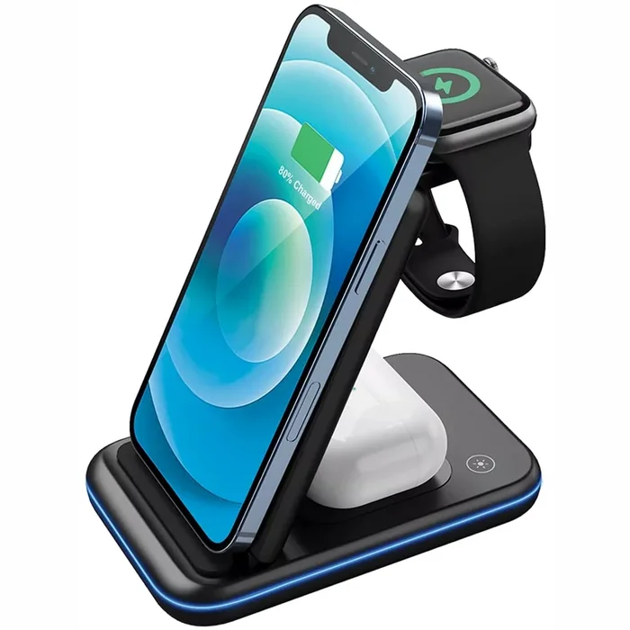 Canyon 3-in-1 wireless charging station WS-304 Black