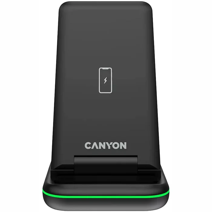 Canyon 3-in-1 wireless charging station WS-304 Black