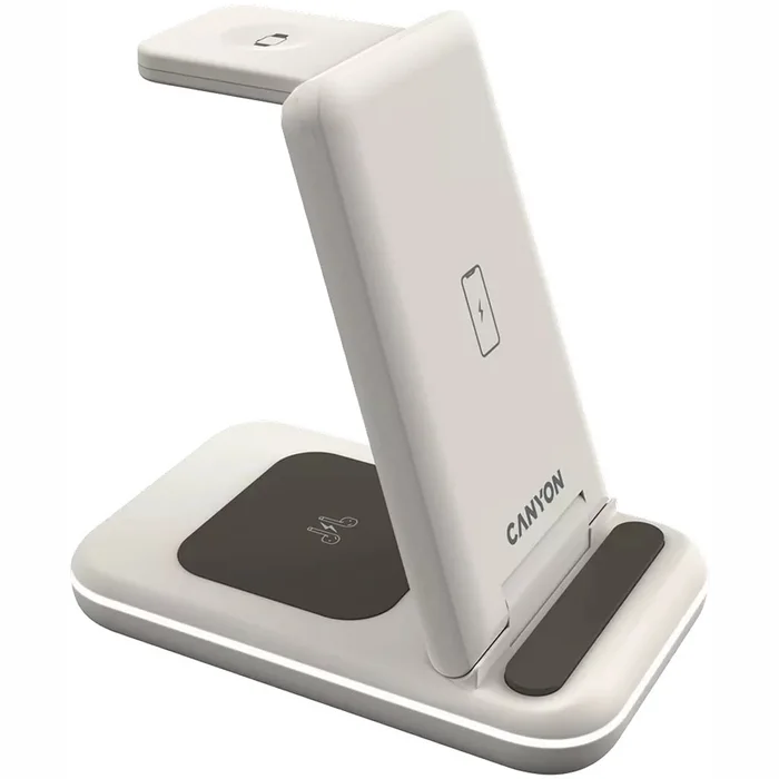 Canyon 3-in-1 wireless charging station WS-304 Cosmic Latte