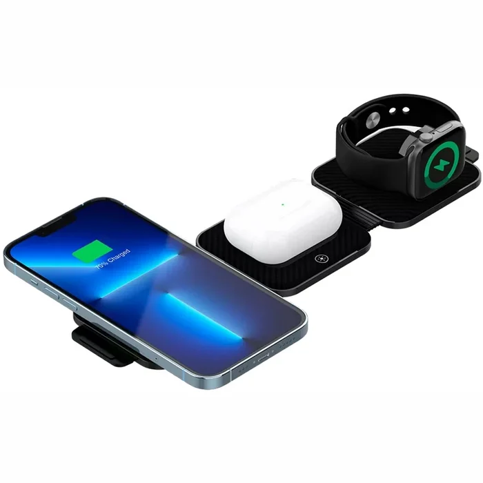 Canyon Foldable 3-in-1 wireless charging station WS-305 Black