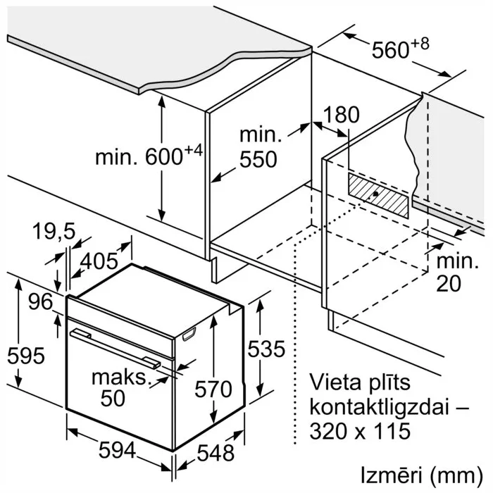 Cepeškrāsns Bosch HBA574BR0