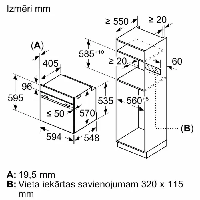 Cepeškrāsns Bosch HBA574BR0