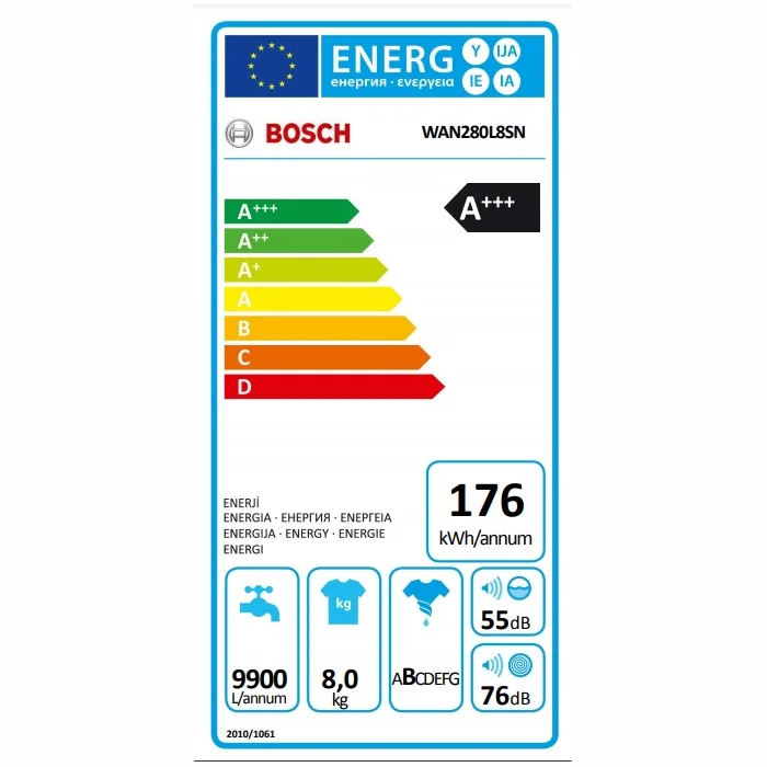 Veļas mašīna Bosch WAN280L8SN