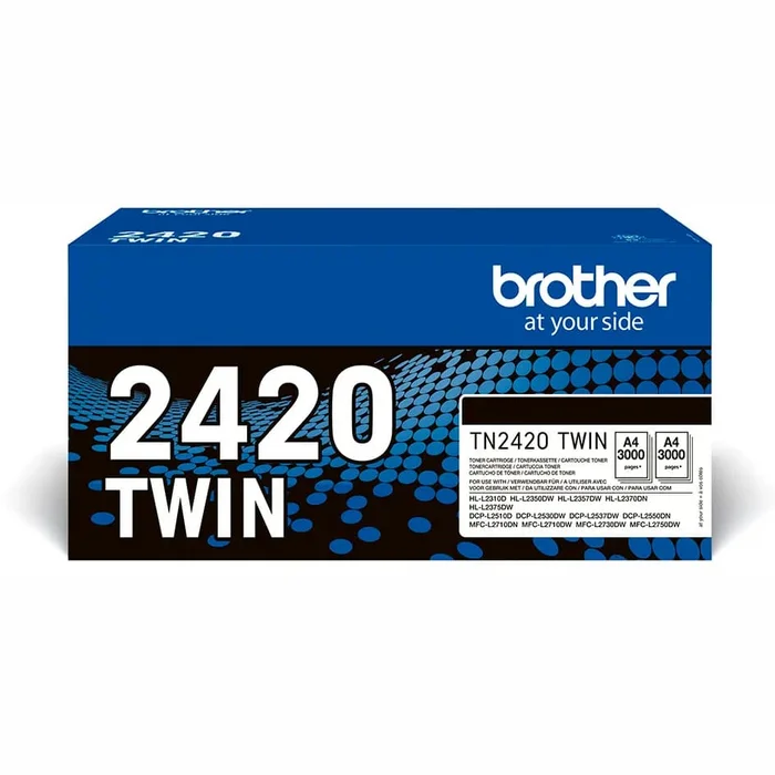 Brother TN2420TWIN augstas ražības tonera kasetne Twin Pack - Black