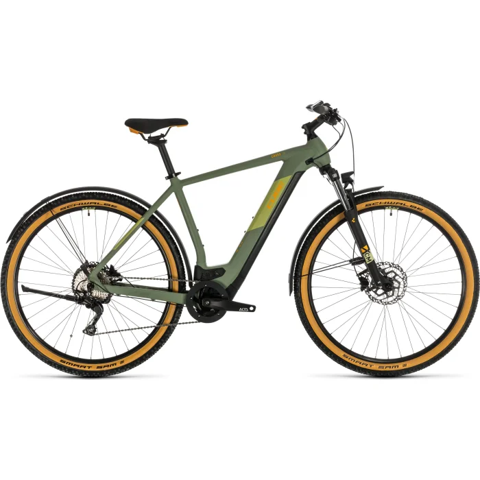 Elektrovelosipēdi Cube Cross Hybrid Pro 500 Allroad green