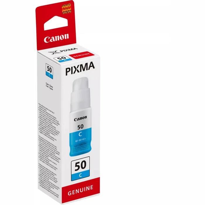 Printeru izejmateriāli Canon GI-50 C High Yield Ink Bottle Cyan