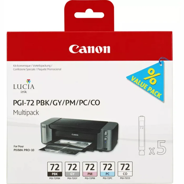 Canon PGI-72 PBK/GY/PM/PC/CO Multipack