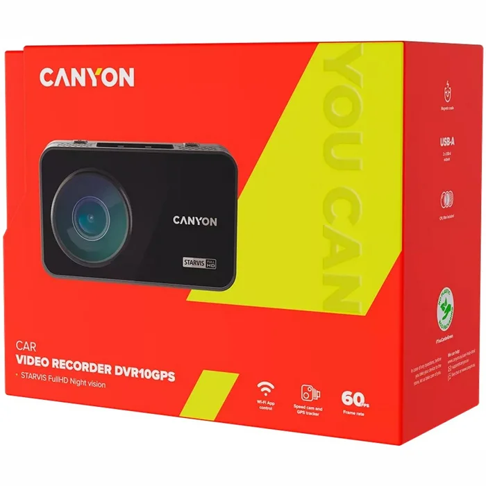 Videoreģistrators Canyon DVR10GPS