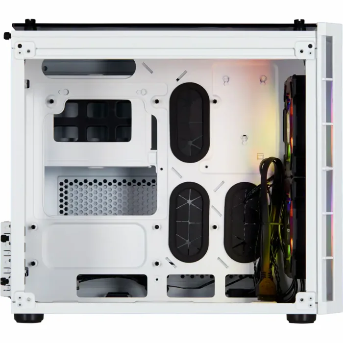 Stacionārā datora korpuss Corsair Crystal Series 280X RGB White
