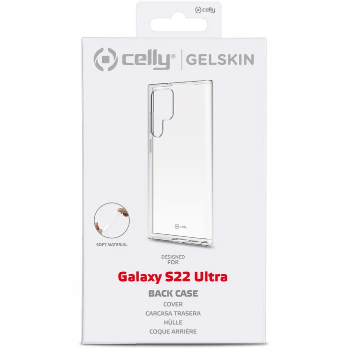 Celly Gelskin Samsung Galaxy S22 Ultra Transparent