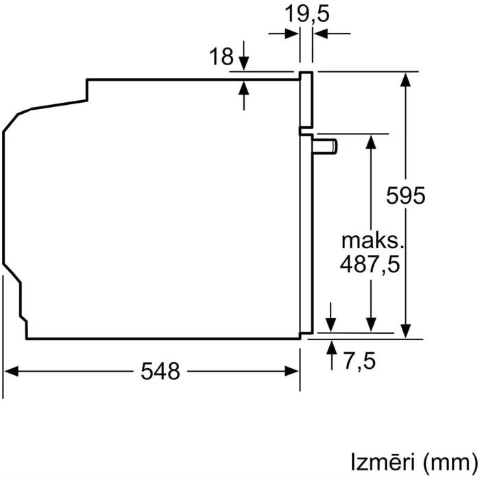 Cepeškrāsns Bosch HBG7721B1S