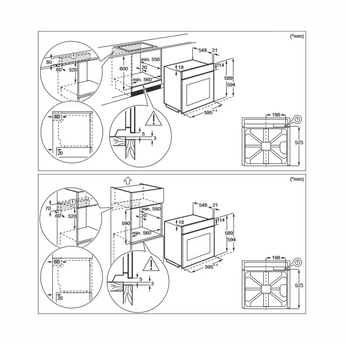 Cepeškrāsns Electrolux EOC8P39X