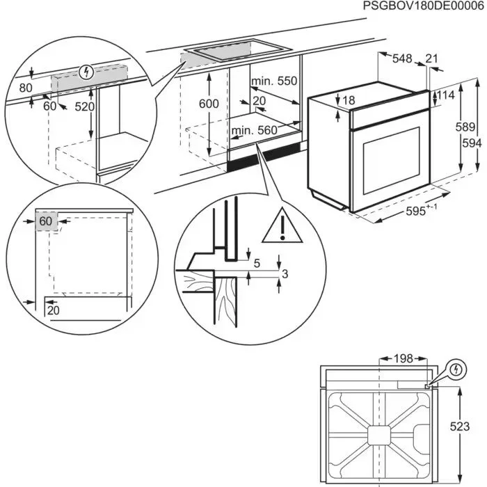 Cepeškrāsns Electrolux EOC8P39Z