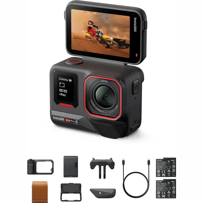 Insta360 Ace Pro 2 Flash Print Bundle Midnight Black