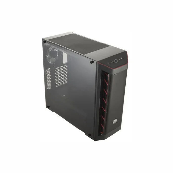 Stacionāro datoru korpusi Cooler Master Masterbox MB511 Black/Red Window