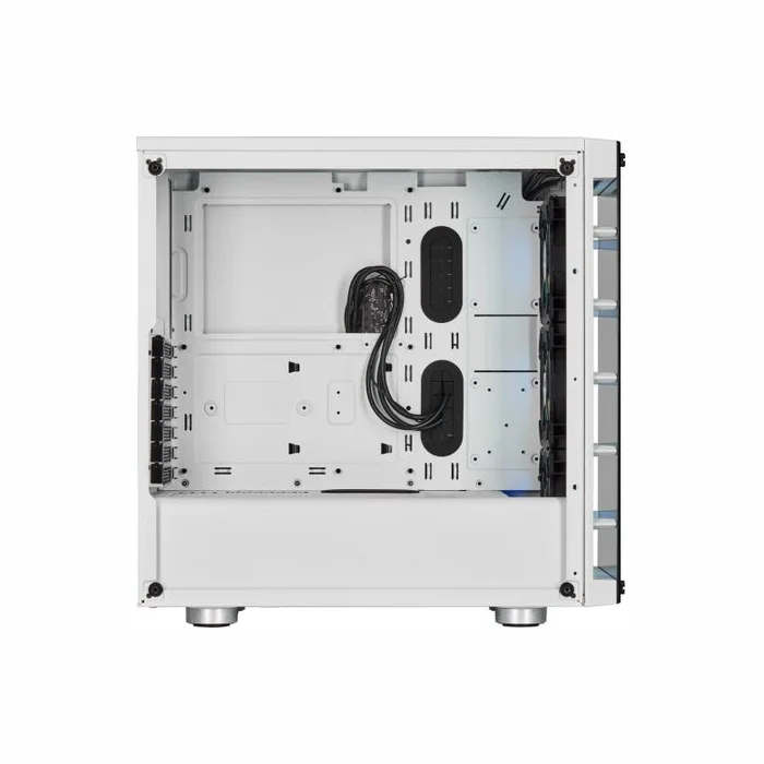 Stacionārā datora korpuss Corsair iCUE 465X RGB White Tempered Glass