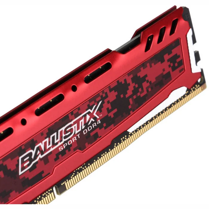 Operatīvā atmiņa (RAM) Operatīvā atmiņa (RAM) Crucial MemoryDimm  Ballistix Sport LT Red 4 GB