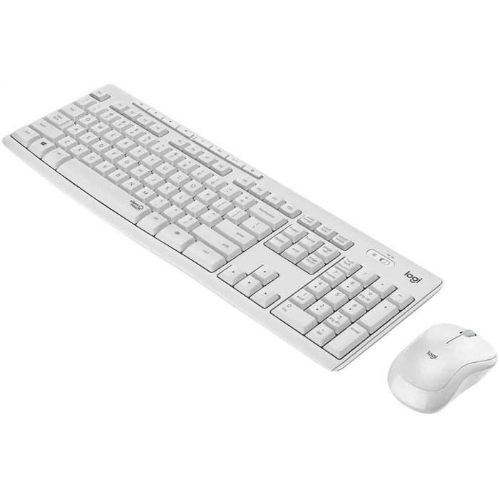 Klaviatūra Logitech MK295 Silent Wireless Combo White ENG