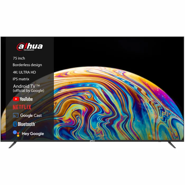 Televizors Dahua 75" UHD LED Android TV DHI-LTV75-SD400