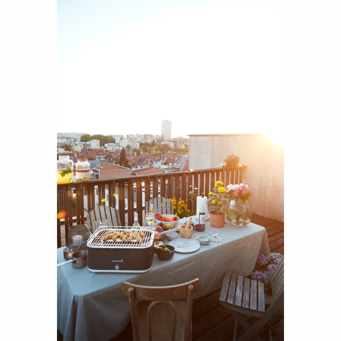 Barbecook Charcoal Table Grill Carlo Urban Grey BC-CHA-1015