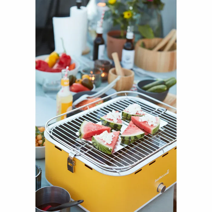 Barbecook Charcoal Table Grill Carlo Yellow Sunshine BC-CHA-1016