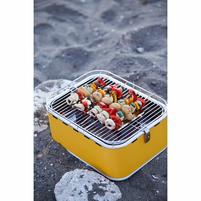 Barbecook Charcoal Table Grill Carlo Yellow Sunshine BC-CHA-1016