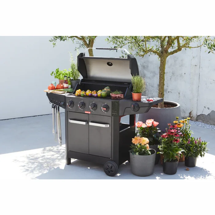 Barbecook Gas Barbecue Luca 412 with Cabinet and Sideburner BC-GAS-3100