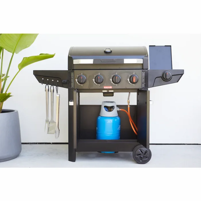 Barbecook Gas Barbecue Luca 412 with Cabinet and Sideburner BC-GAS-3100