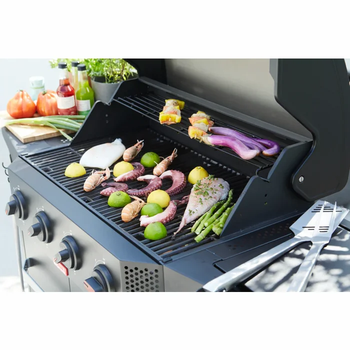 Barbecook Gas Barbecue Luca 412 with Cabinet and Sideburner BC-GAS-3100