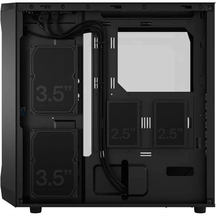 Stacionārā datora korpuss Fractal Design Focus 2 RGB Black
