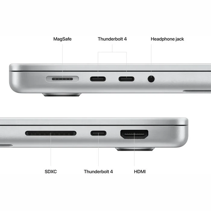 Portatīvais dators Apple MacBook Pro 16" M2 Pro 12-core CPU 19-core GPU 16GB 1TB SSD Silver RUS