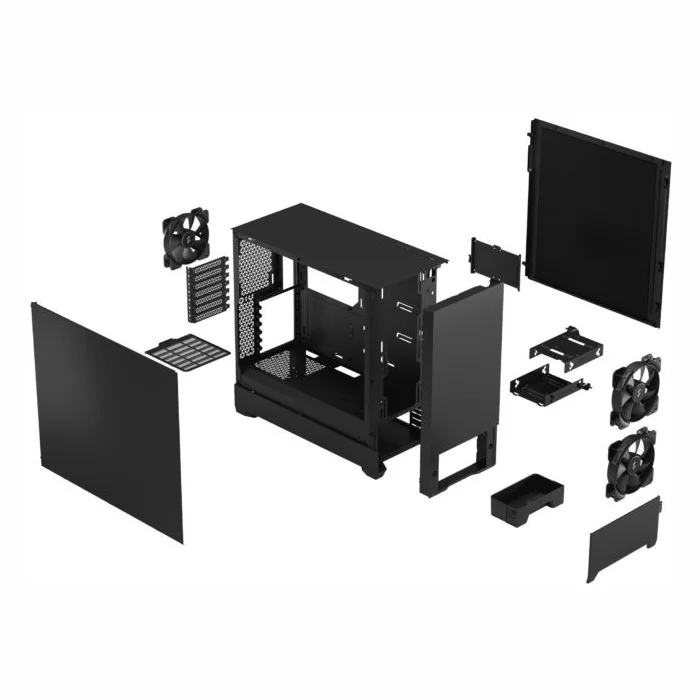 Stacionārā datora korpuss Fractal Design Pop Silent Black Solid
