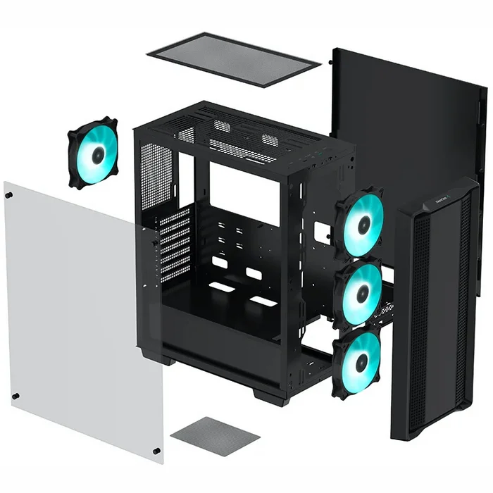 Stacionārā datora korpuss Deepcool CC560 Black