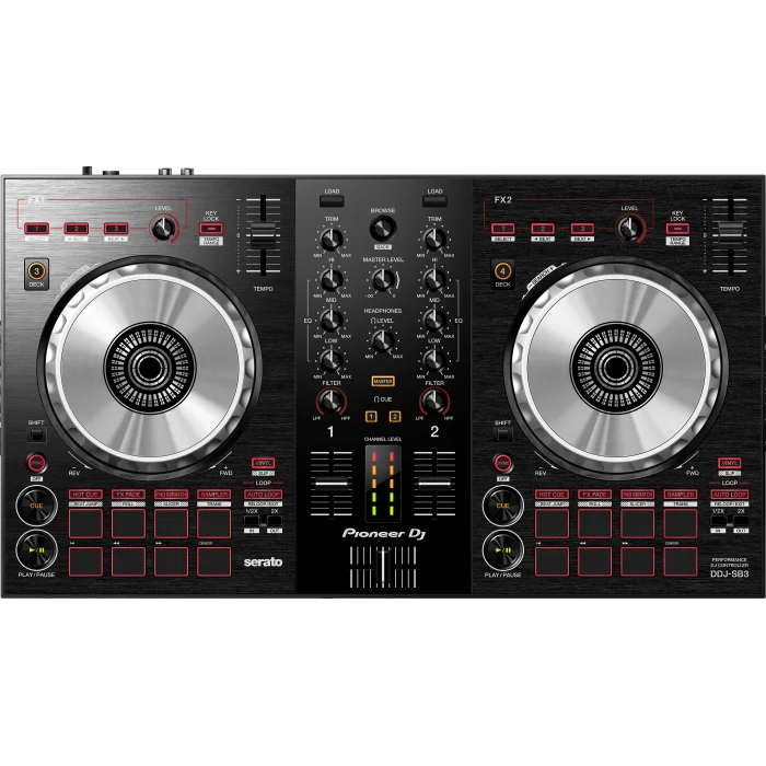 Pioneer DDJ-SB3 2-channel DJ controller for Serato DJ Lite