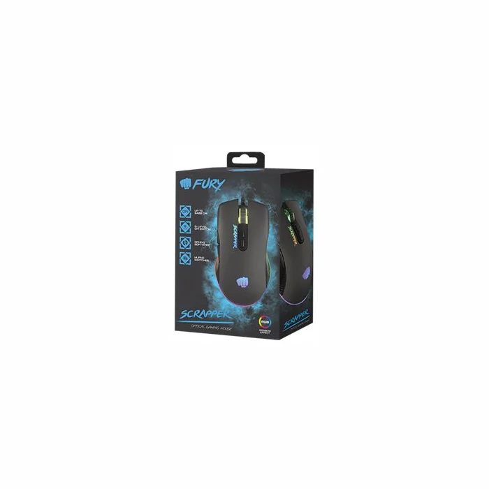 Datorpele Fury Gaming Mouse Fury Scrapper Wired NFU-1699