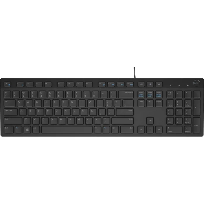 Klaviatūra Dell KB216 Keyboard ENG Black