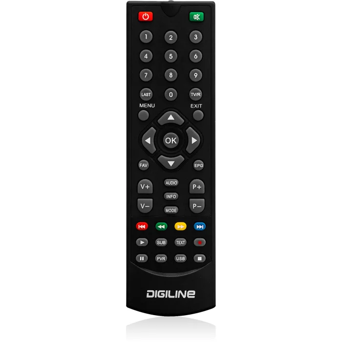 Dekodera pults Tālvadības pults Digiline T4201+HD
